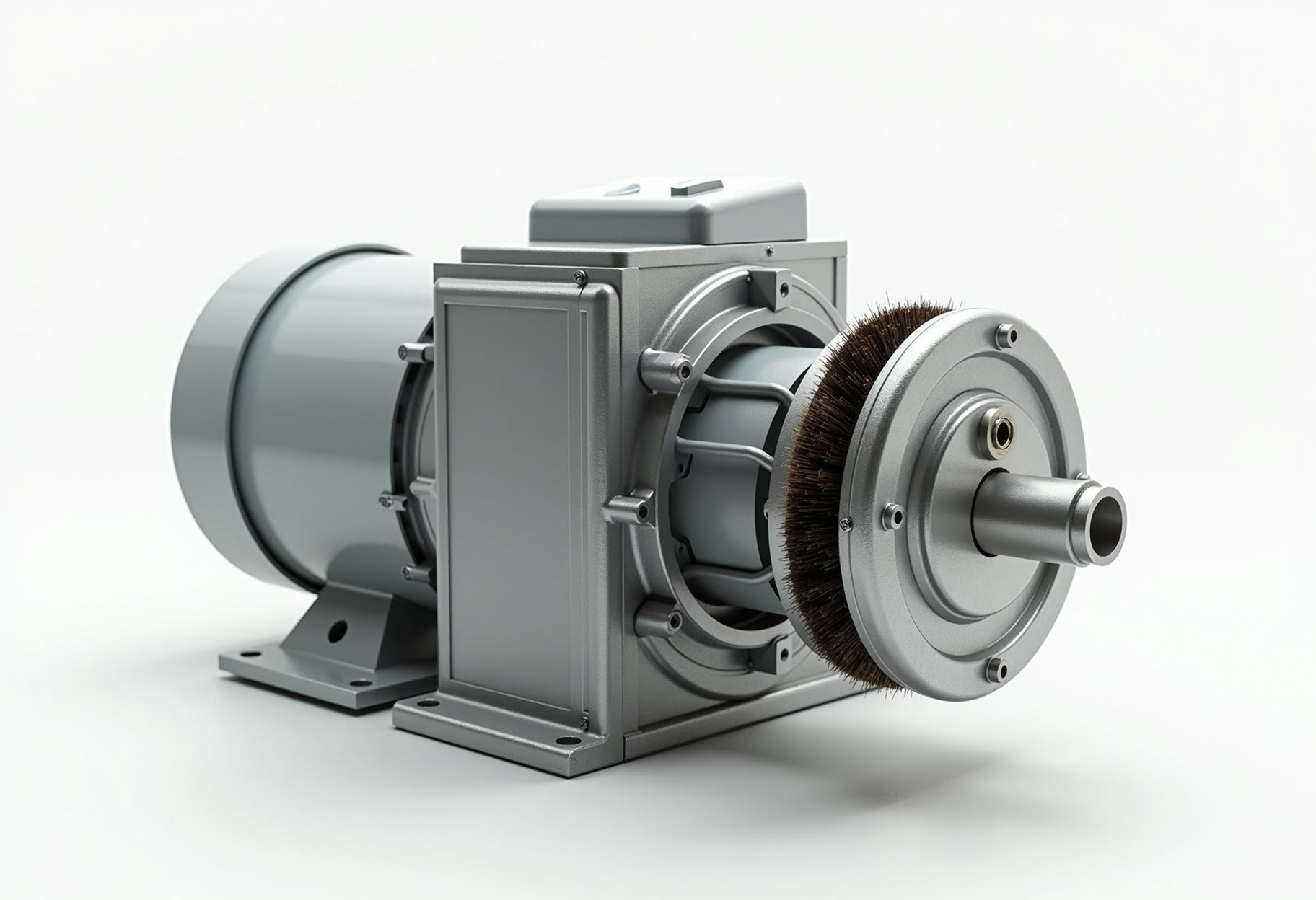 Dust collector motor reassembled