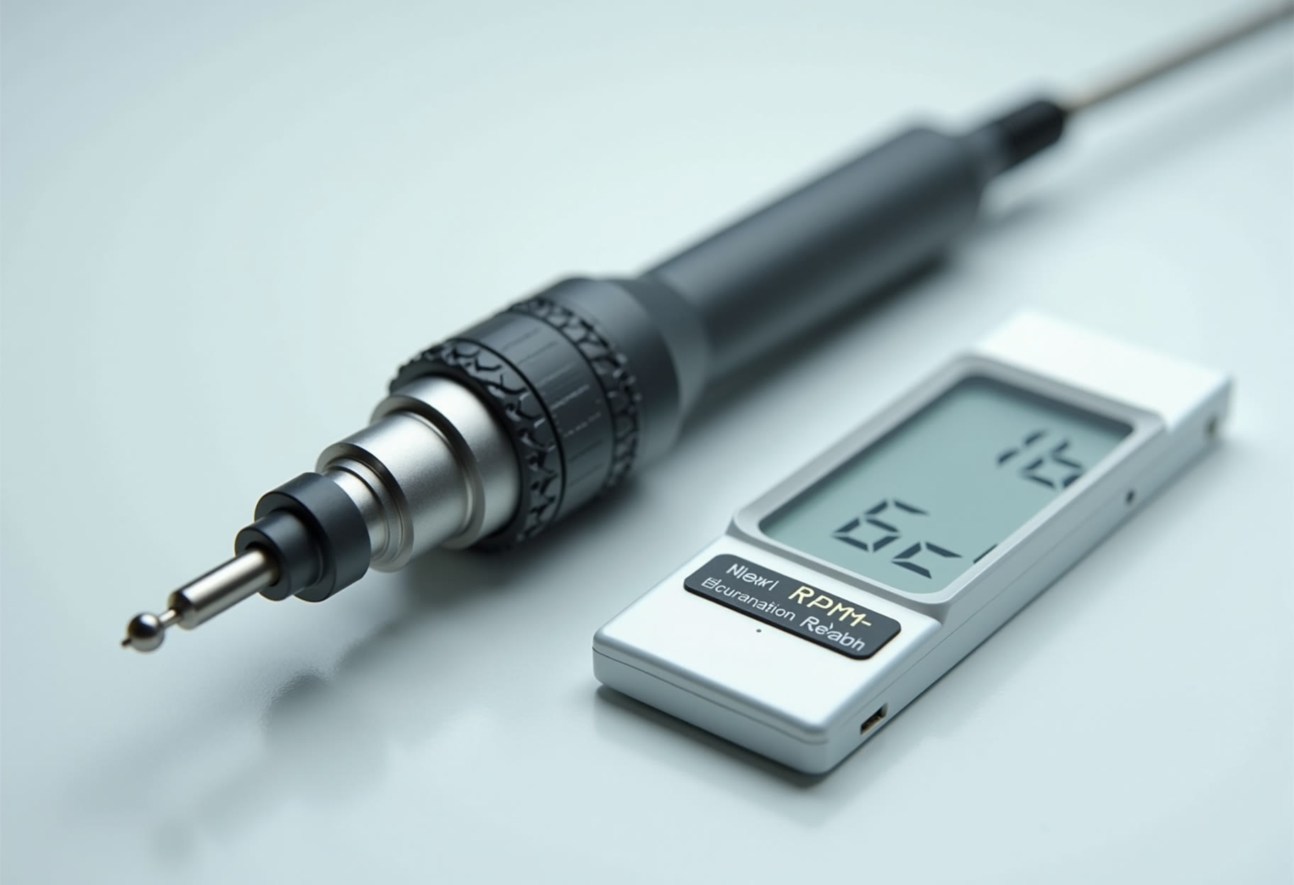 Calibrated handpiece on the meter